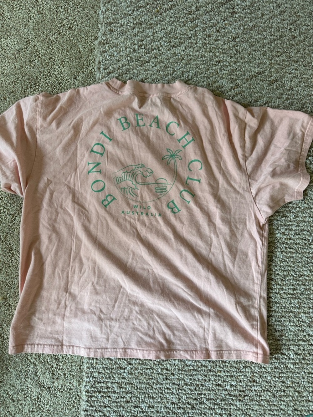 Wilo the Label Bondi Beach Club Pink Graphic Tee